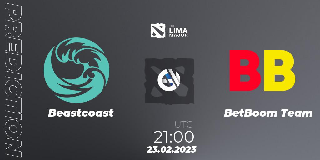 Beastcoast contre BetBoom Team : prédiction de match. 23.02.23. Dota 2, The Lima Major 2023