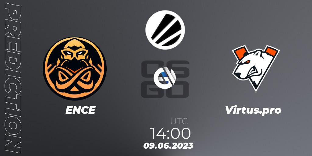 ENCE contre Virtus.pro : prédiction de match. 09.06.23. CS2 (CS:GO), ESL Challenger Katowice 2023