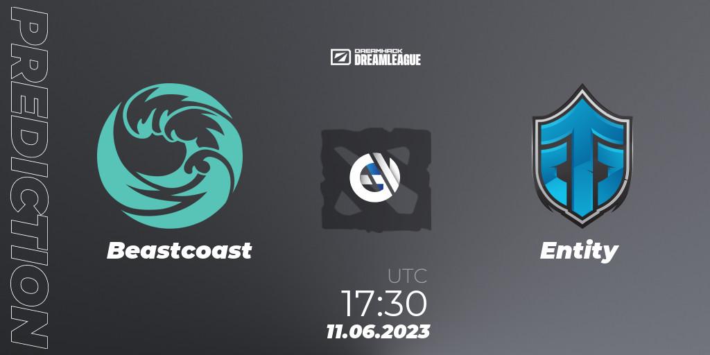 Beastcoast contre Entity : prédiction de match. 11.06.23. Dota 2, DreamLeague Season 20 - Group Stage 1