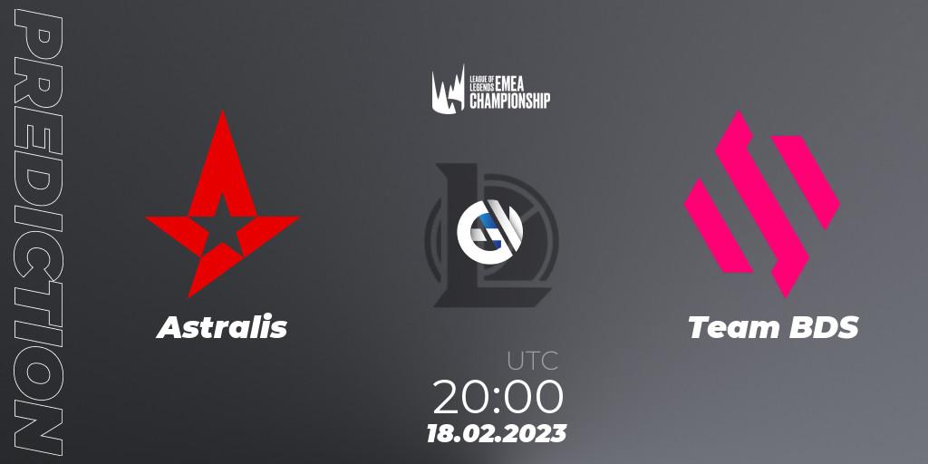 Astralis contre Team BDS : prédiction de match. 18.02.23. LoL, LEC Winter 2023 - Stage 2