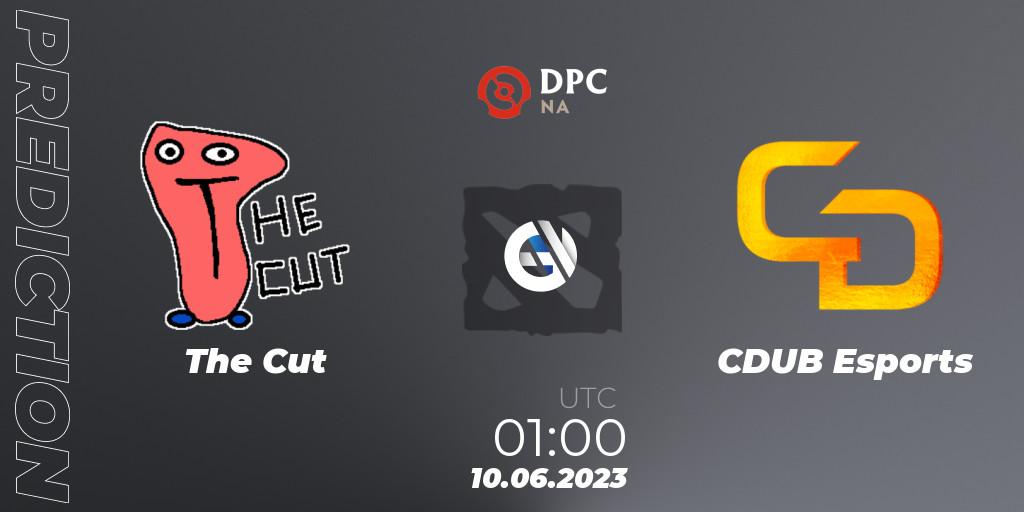 The Cut contre CDUB Esports : prédiction de match. 10.06.23. Dota 2, DPC 2023 Tour 3: NA Division II (Lower)