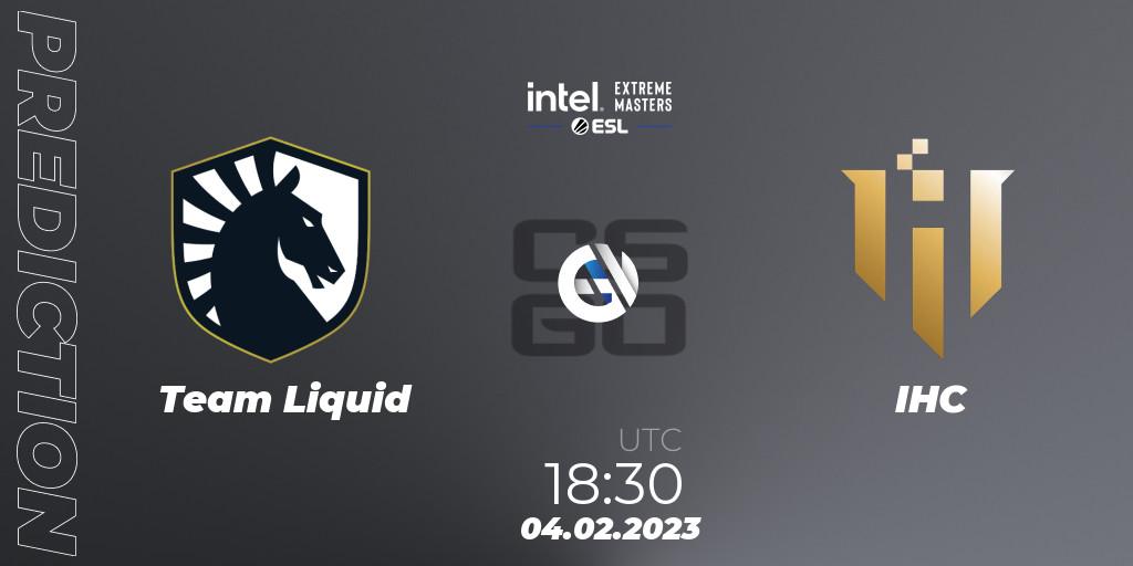 Team Liquid contre IHC : prédiction de match. 04.02.23. CS2 (CS:GO), IEM Katowice 2023