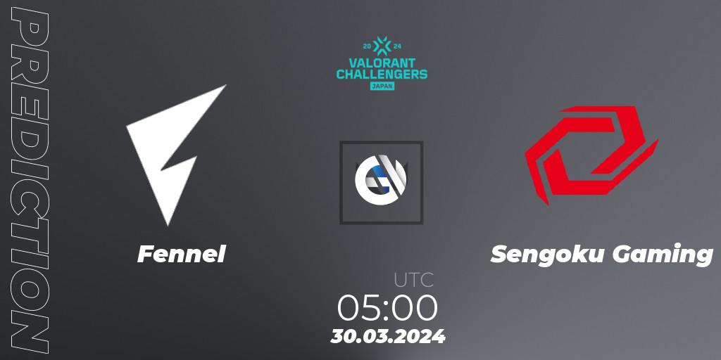 Fennel contre Sengoku Gaming : prédiction de match. 30.03.24. VALORANT, VALORANT Challengers Japan 2024: Split 1