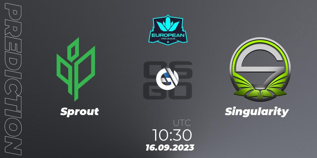Sprout contre Singularity : prédiction de match. 16.09.23. CS2 (CS:GO), European Pro League Season 10