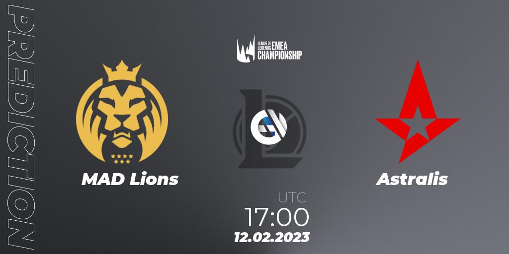 MAD Lions contre Astralis : prédiction de match. 12.02.23. LoL, LEC Winter 2023 - Stage 2