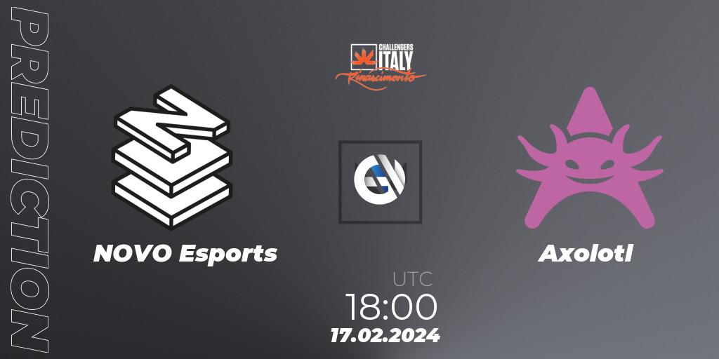 NOVO Esports contre Axolotl : prédiction de match. 17.02.24. VALORANT, VALORANT Challengers 2024 Italy: Rinascimento Split 1