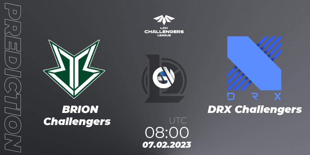 Brion Esports Challengers contre DRX Challengers : prédiction de match. 07.02.23. LoL, LCK Challengers League 2023 Spring