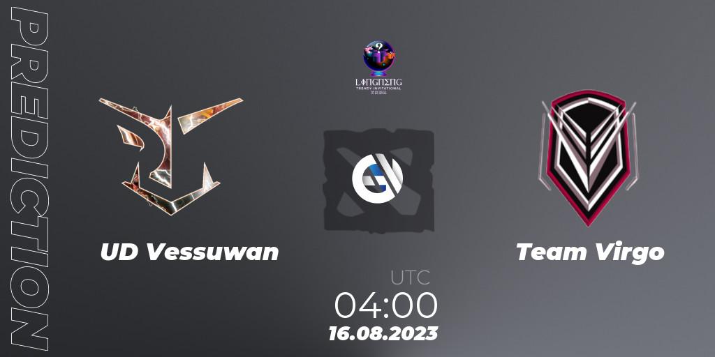 UD Vessuwan contre Team Virgo : prédiction de match. 16.08.23. Dota 2, LingNeng Trendy Invitational
