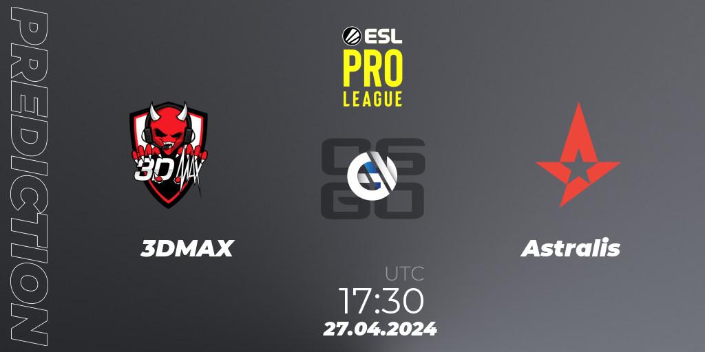 3DMAX contre Astralis : prédiction de match. 27.04.24. CS2 (CS:GO), ESL Pro League Season 19