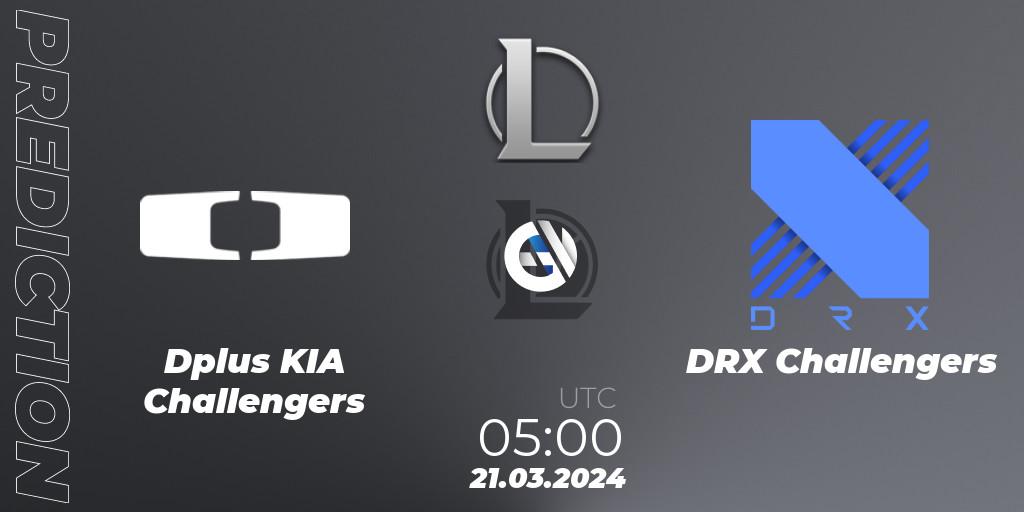Dplus KIA Challengers contre DRX Challengers : prédiction de match. 21.03.24. LoL, LCK Challengers League 2024 Spring - Group Stage