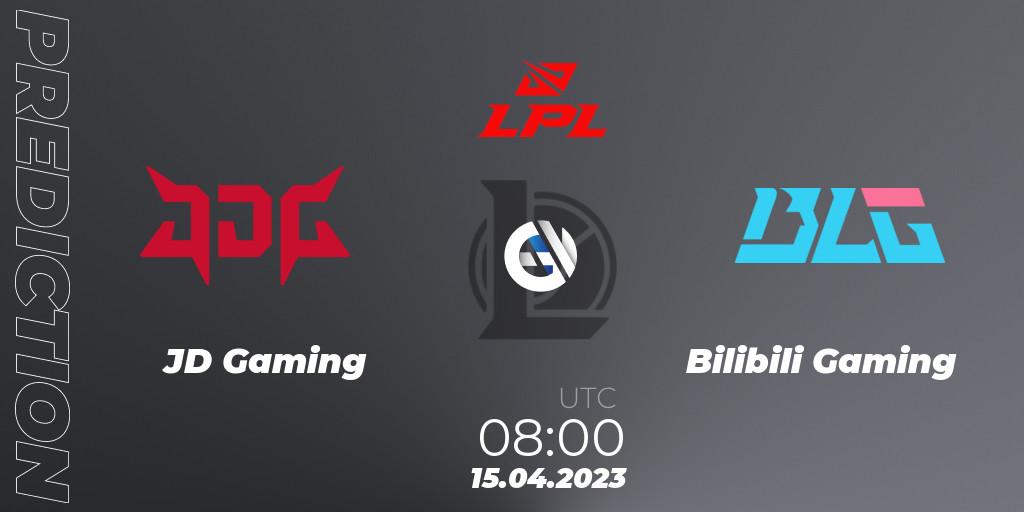 JD Gaming contre Bilibili Gaming : prédiction de match. 15.04.23. LoL, LPL Spring 2023 - Playoffs